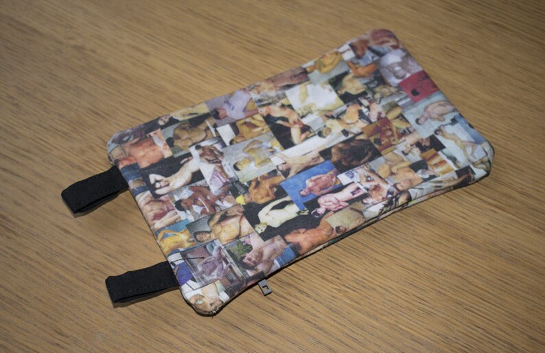 Zippered Pipe Bag 4,3 by 7,9 inch Jewelry Bag Naked Men Bag Dice Bag 11 by 20 cm Gift Bag