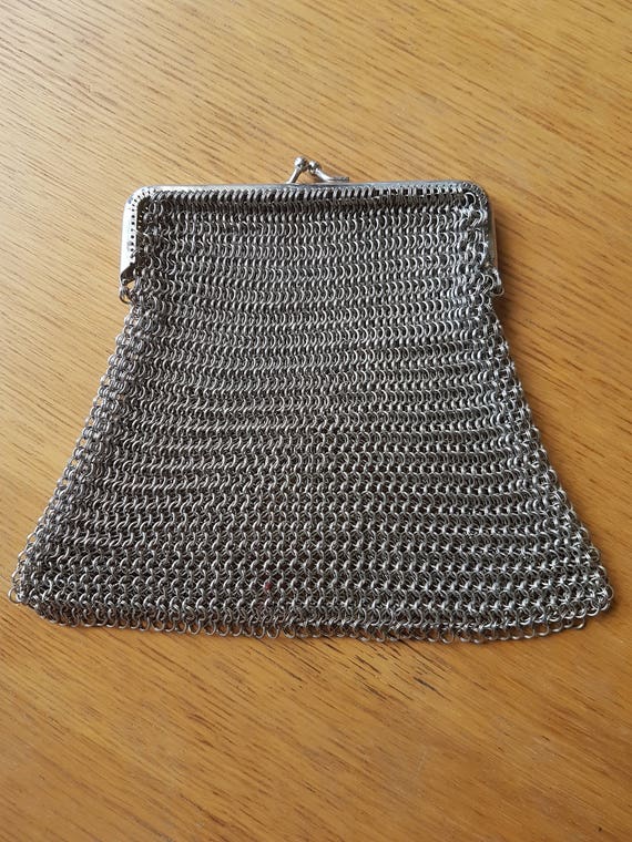 chainmail clutch bag