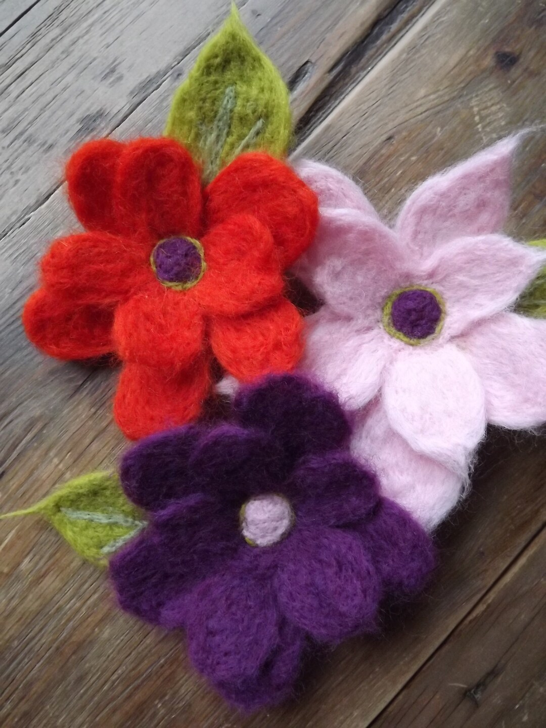 Needle Felted Flower Brooch Corsage Mothers Day Gift Etsy UK