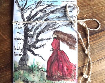 Bronte Watercolour Journal: A6 Zine, Wuthering Heights Keepsake. Original Copy.