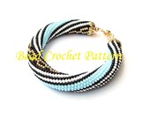 Pattern for bead crochet bracelet "Sea cruise"