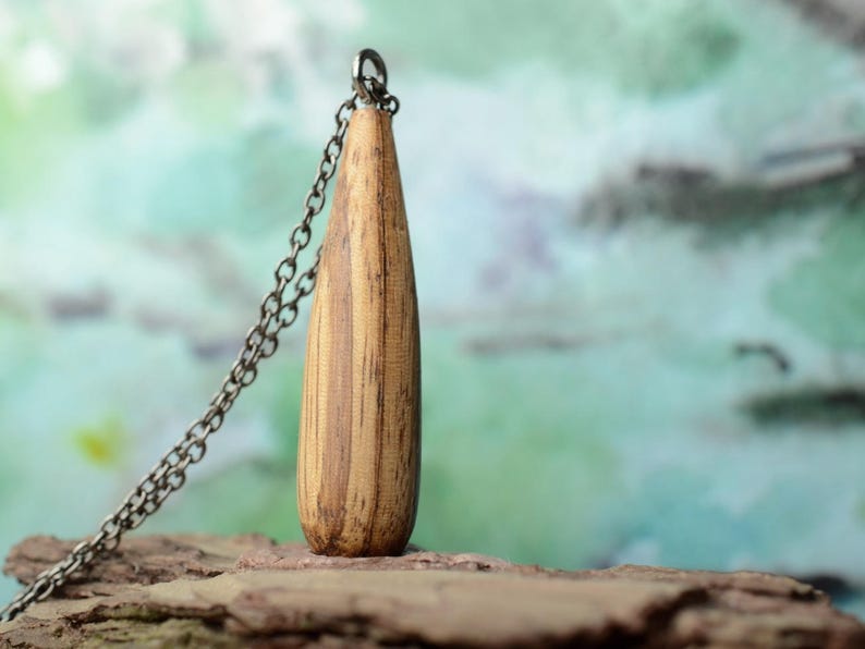 Nature Gift Woodland wood necklace
