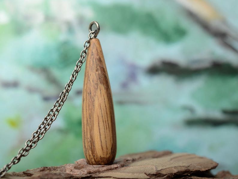 Nature Gift Woodland wood necklace