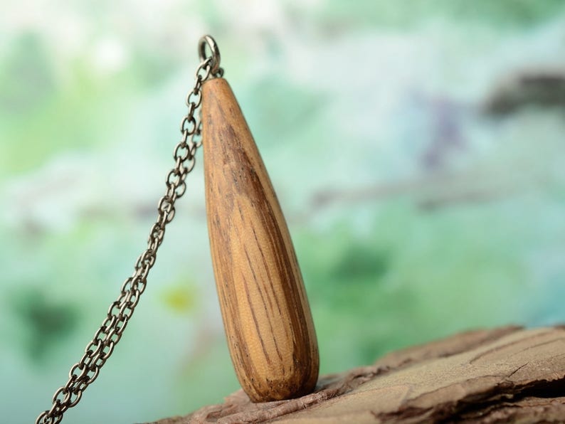 Nature Gift Woodland wood necklace