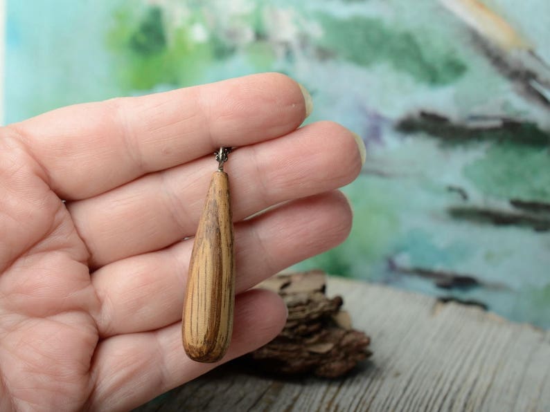 Nature Gift Woodland wood necklace