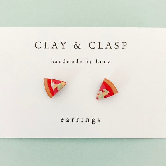 Pizza Earrings