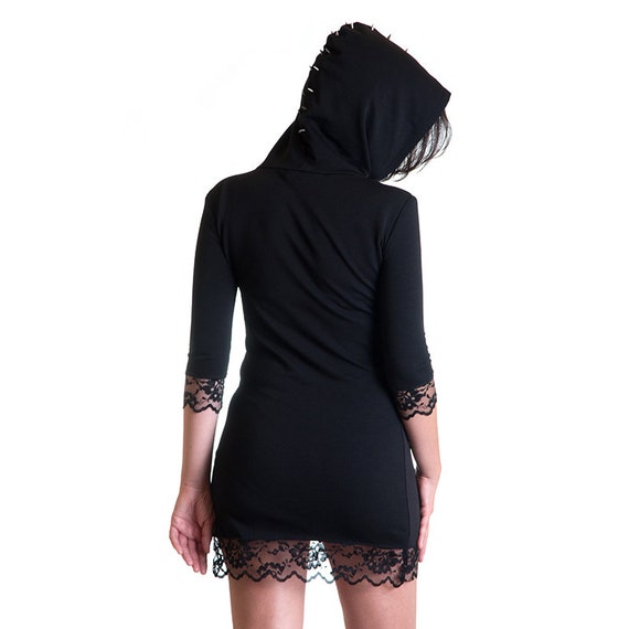 jersey hoodie dress