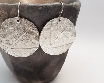 Boho Sterling Silver Botanical earrings