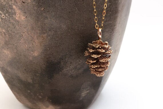 Pinecone necklace etsy sale