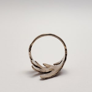 Cedar branch ring in bronze image 4