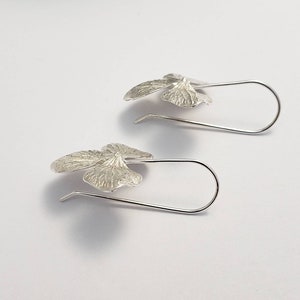 Hydrangea Flower earrings in Sterling Silver for women, Brelokz image 7