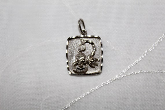 Vintage Silver Scorpion Pendant 