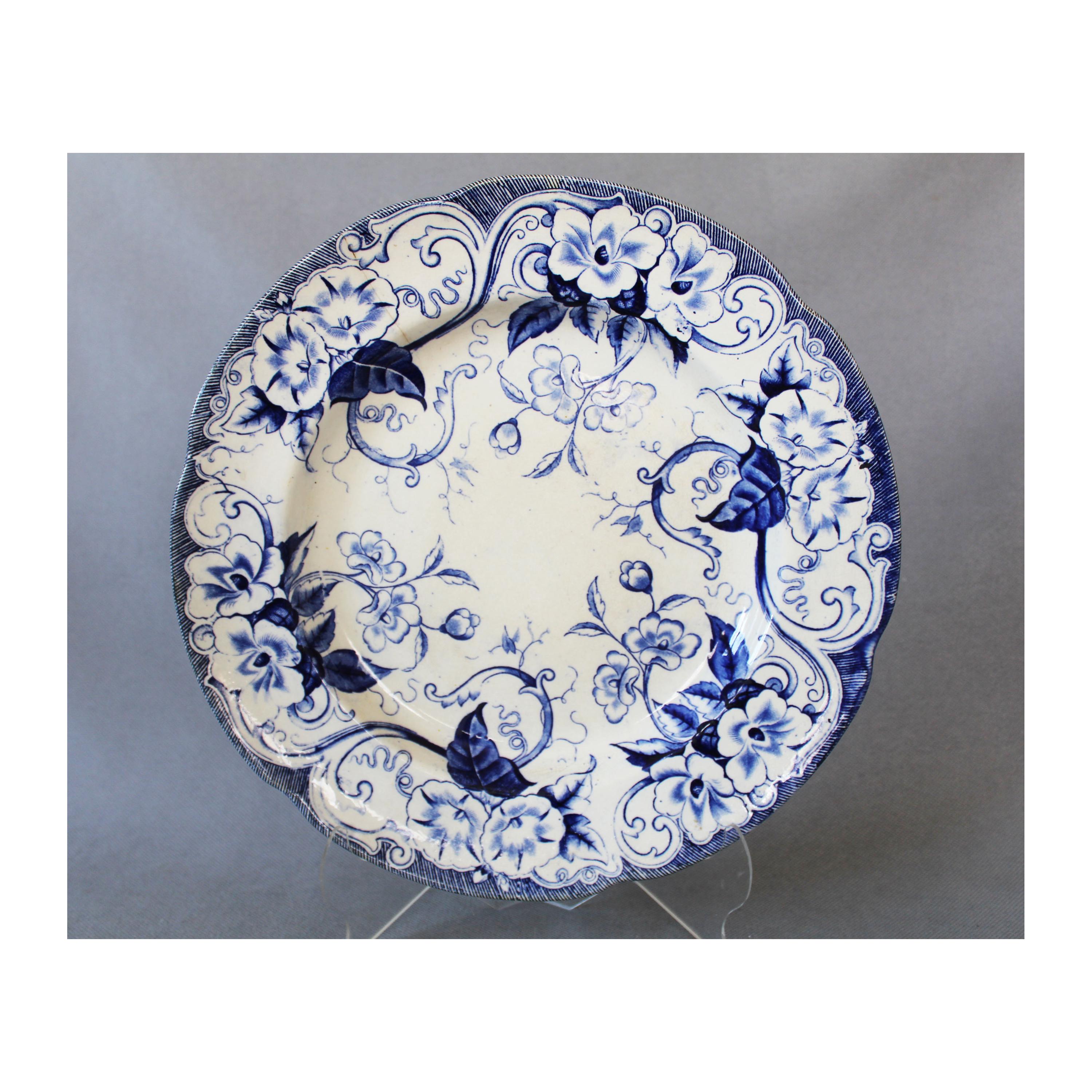 【美品】Creil et montereau CHARDONNERET 3609 CREIL-MONTEREAU Manufacture - Beautiful antique planter with