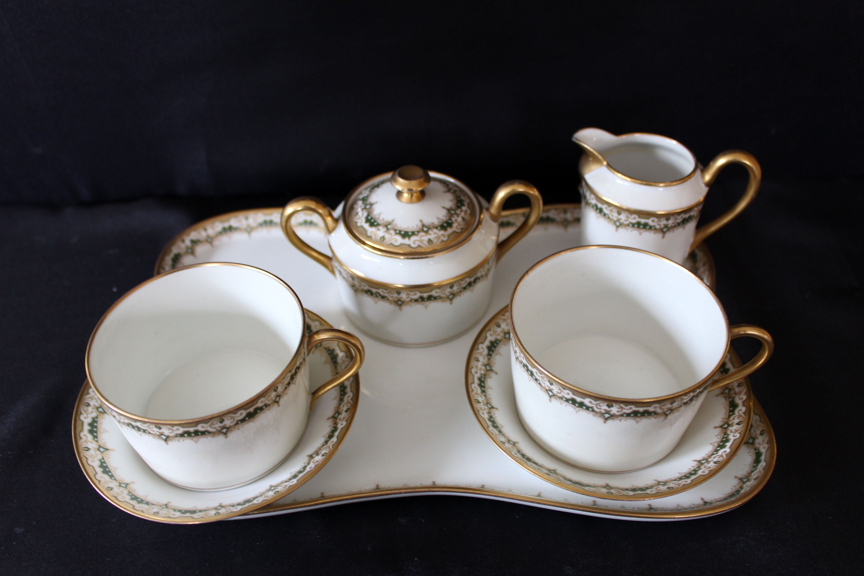Limoges La Seynie カップ&ソーサー 100年以上前の骨董品｜コーヒー 