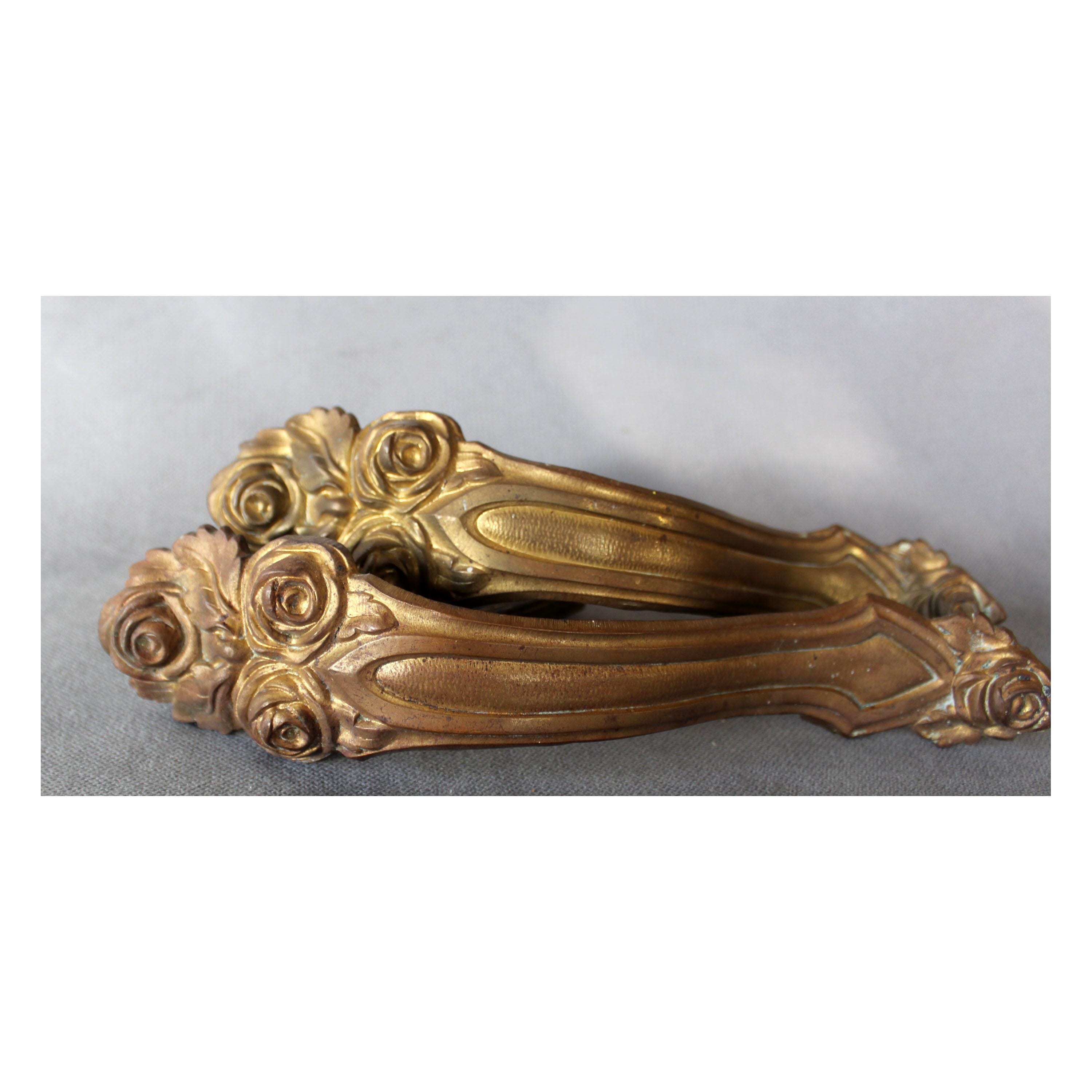 Embrasses à Rideaux - Vintage - U Support Mural - Alliage d'Aluminium - Bronze - 2 Pcs - Maison