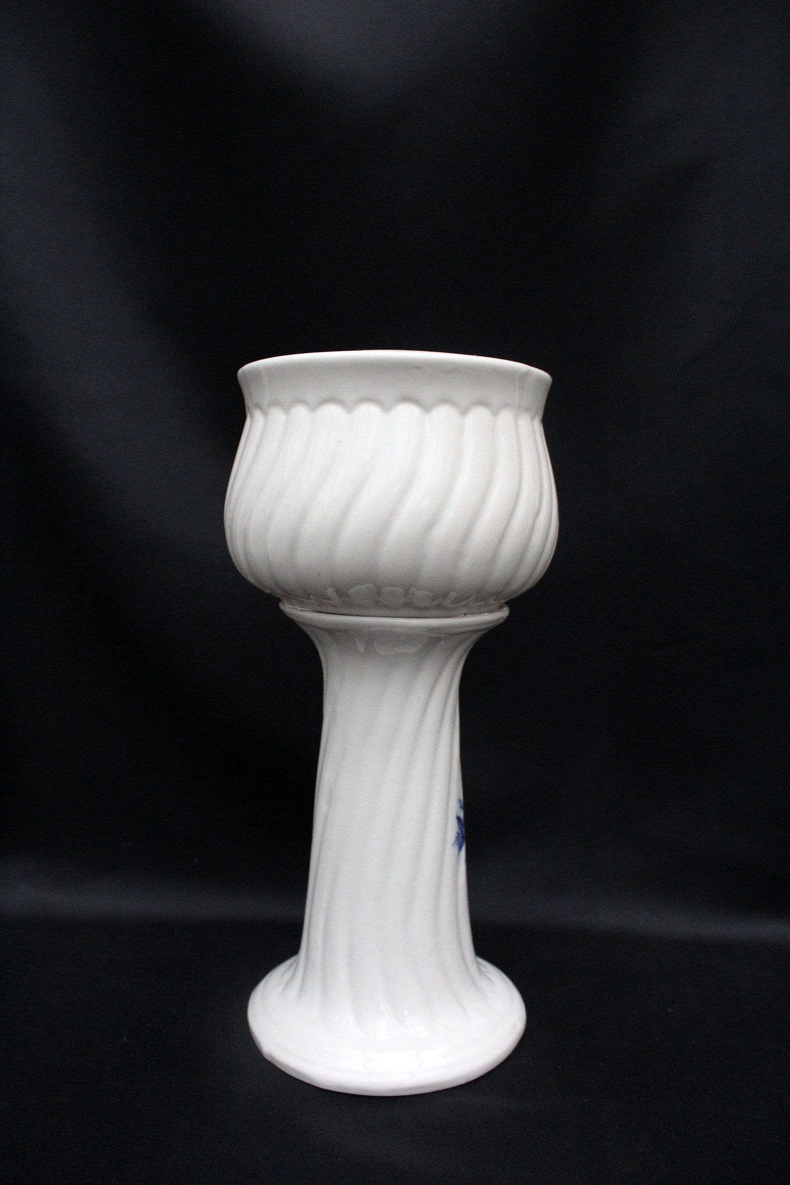 Vintage ceramic Pedestal Bowl Vase Planter bowl planter Etsy