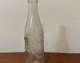 Vintage Dr. Pepper Good For Life Clock ~ Ball Glass Bottle 6 1/2 oz