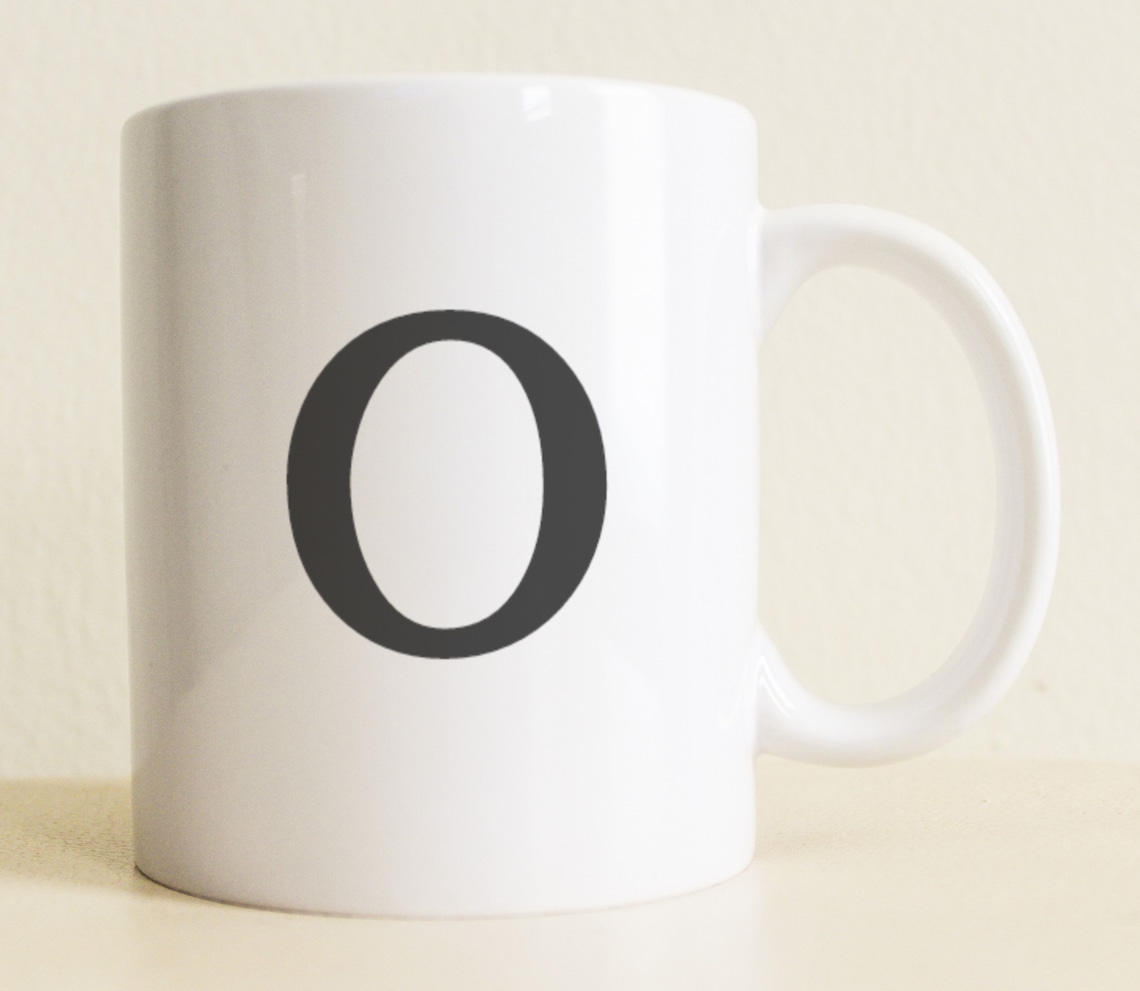 Mug letter 'O' ⌀ 8.6 cm Tea and coffee main image 0