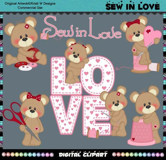 love to sew teddy bears