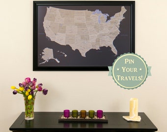 usa push pin map etsy