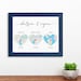 Hello, Will You, I Do Wall Art - 3 Heart Map Art, Option 1 - Map Out Your Love Story - Canvas Relationship Wall Art - Great Gift Idea! 