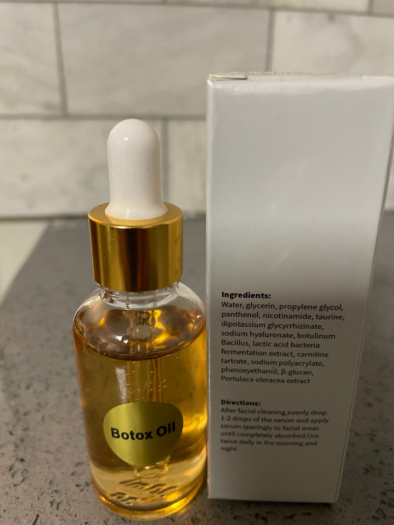 Botox Oil Face Serum Facelift in a Bottle. Etsy