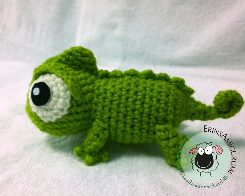 PASCAL CHAMELEON PLUSH Made to order Amigurumi Doll | Etsy