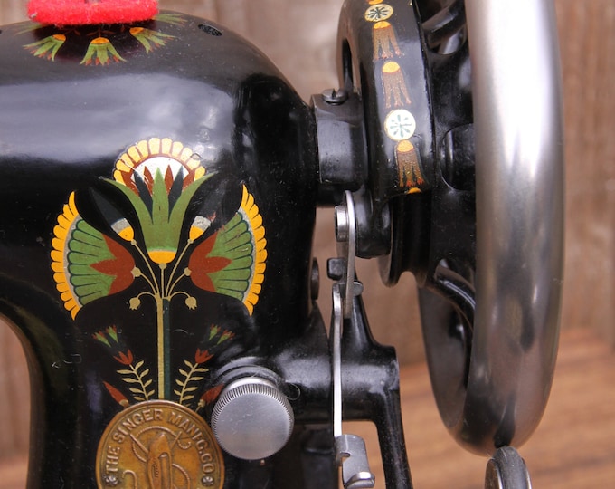 Singer 66k Lotus Variant Sewing Machine Stripped Polished Restored