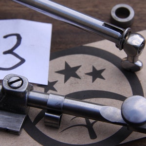 Singer Sewing Machine Set Of Presser / Needle Bars / Head Parts From A 28K  - Polished / Restored - Lot 3