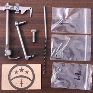 Singer Sewing Machine Set Of Presser / Needle Bars / Head Parts From A 99K  - Polished / Restored