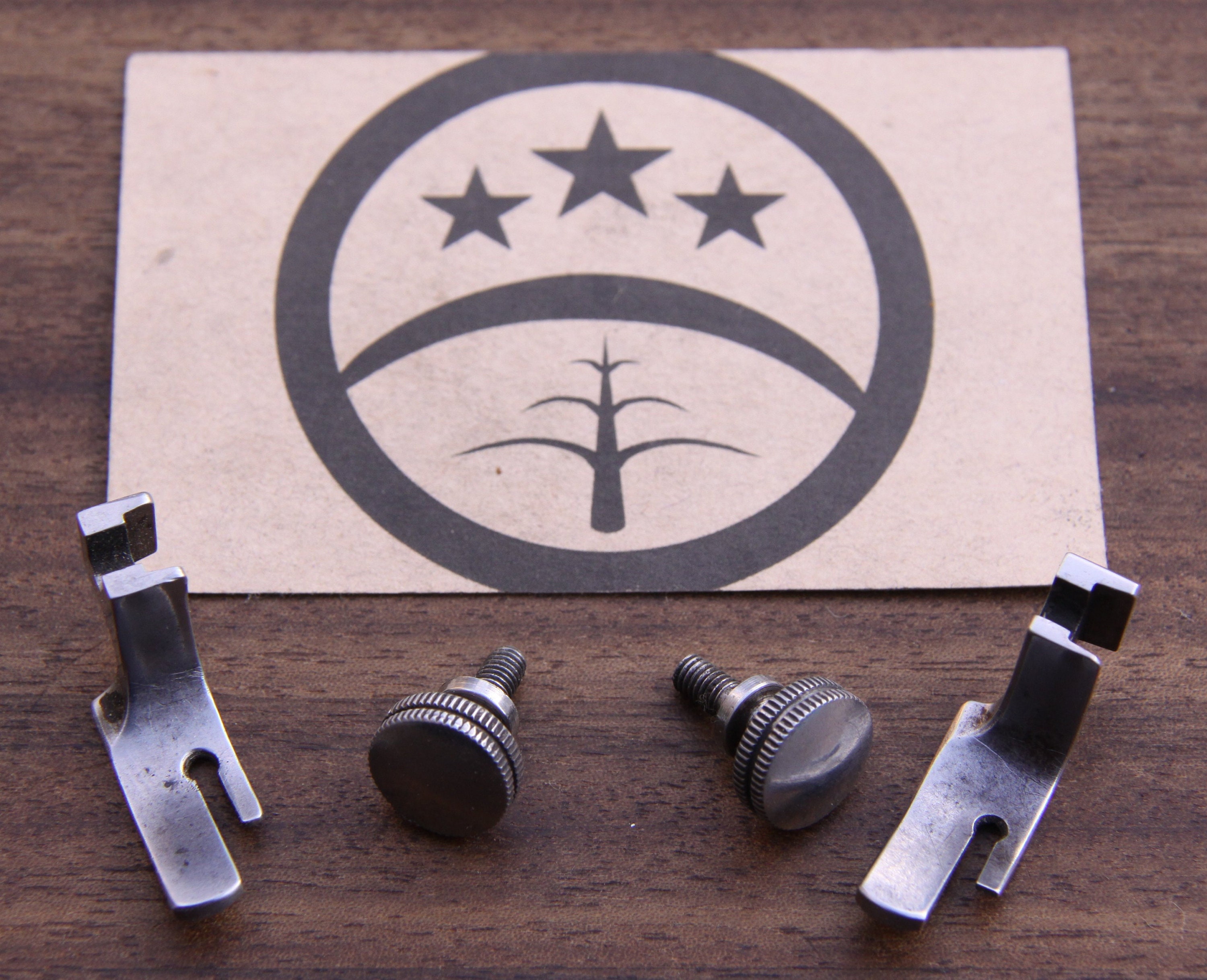 Standard Fixed Presser Foot / Attachment From A Singer 28k Sewing Machine Plus Nut - Type 1