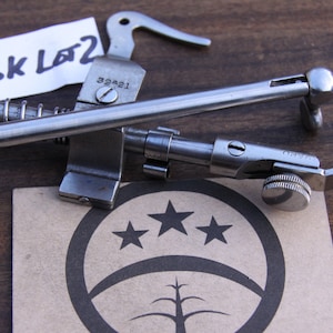 Singer Sewing Machine Set Of Presser / Needle Bars / Head Parts From A &#39;Back-Clamp Lotus Variant&#39; 66K  - Polished - Lot 2