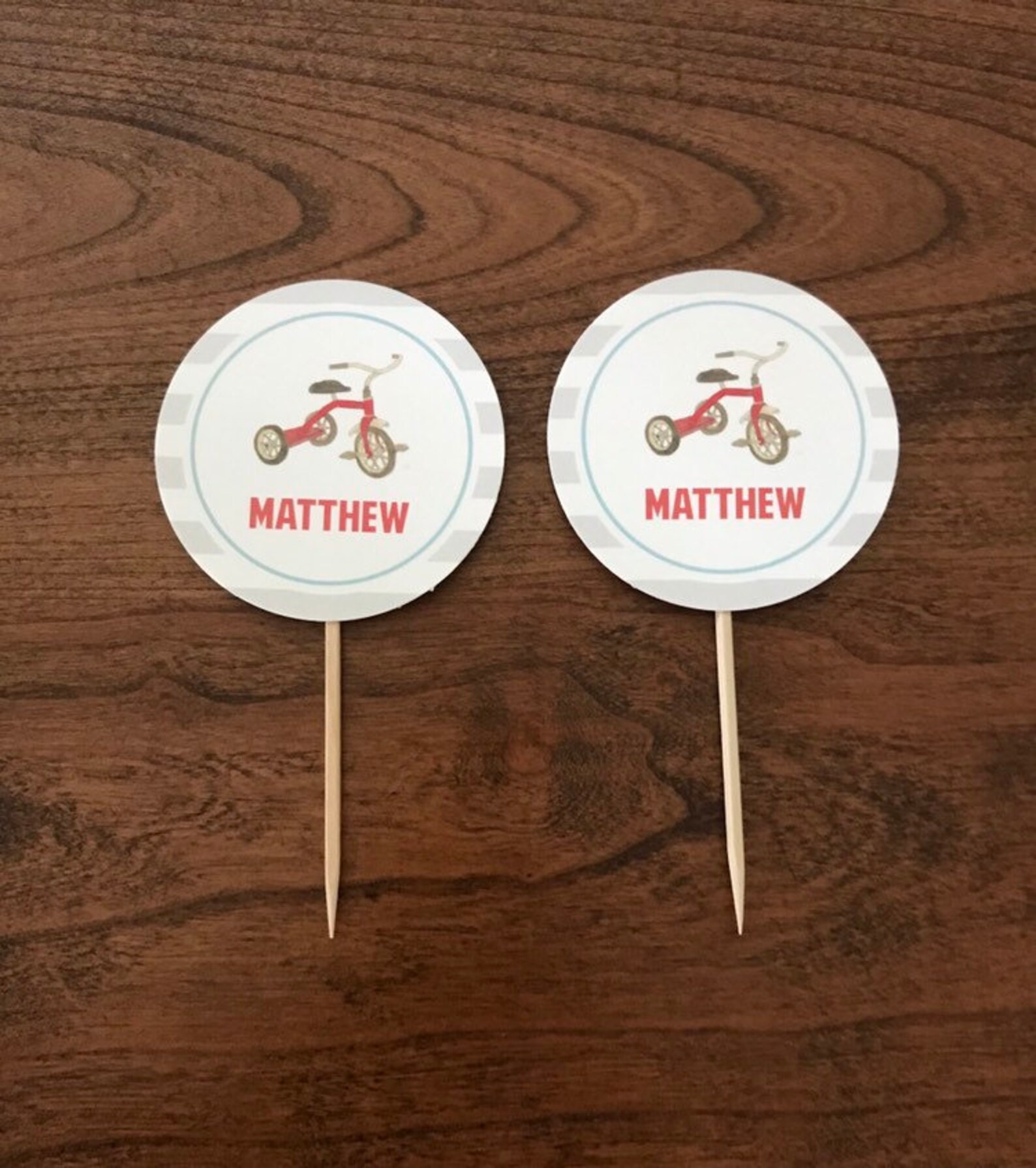 TRICYCLE BIKE Bunting // Birthday Baby Shower Gender Etsy