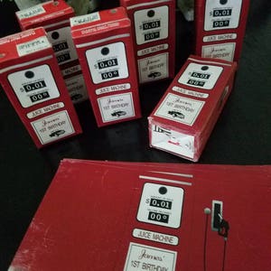 Vintage GAS TANK + PUMP // Juice Box Labels for Birthday + Baby Shower ...