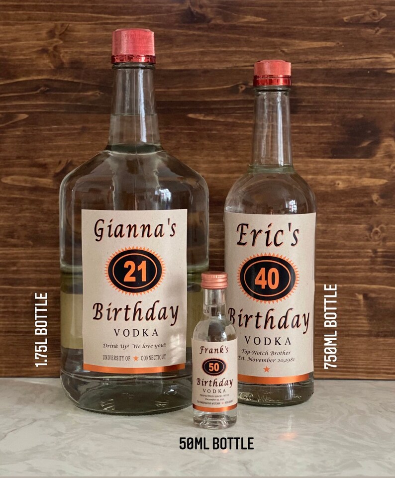 TITO'S VODKA // Birthday Wedding Bridal Shower - Etsy