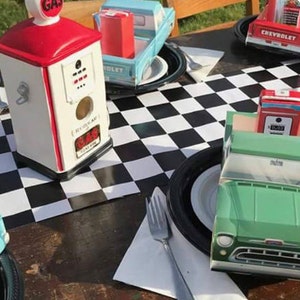 Vintage GAS TANK + PUMP // Juice Box Labels for Birthday + Baby Shower ...