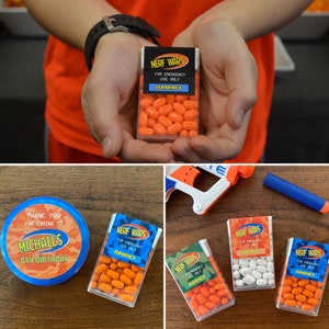 BULLSEYE + ARCHERY + DARTS // Tic Tac Label + Ice Breakers Label