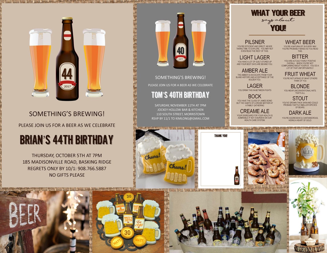 BEERS CHEERS DRINK Bbq // What Does Your Beer Say About Etsy