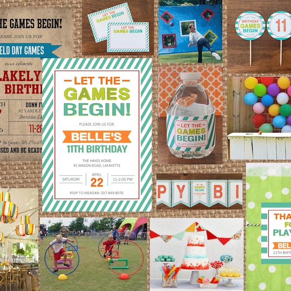 FiELD DAY + BACKYARD GAMES // Summer + School + Birthday + Baby Shower + Rehearsal Dinner + Graduation + Game Night + Hunger Games + Couples