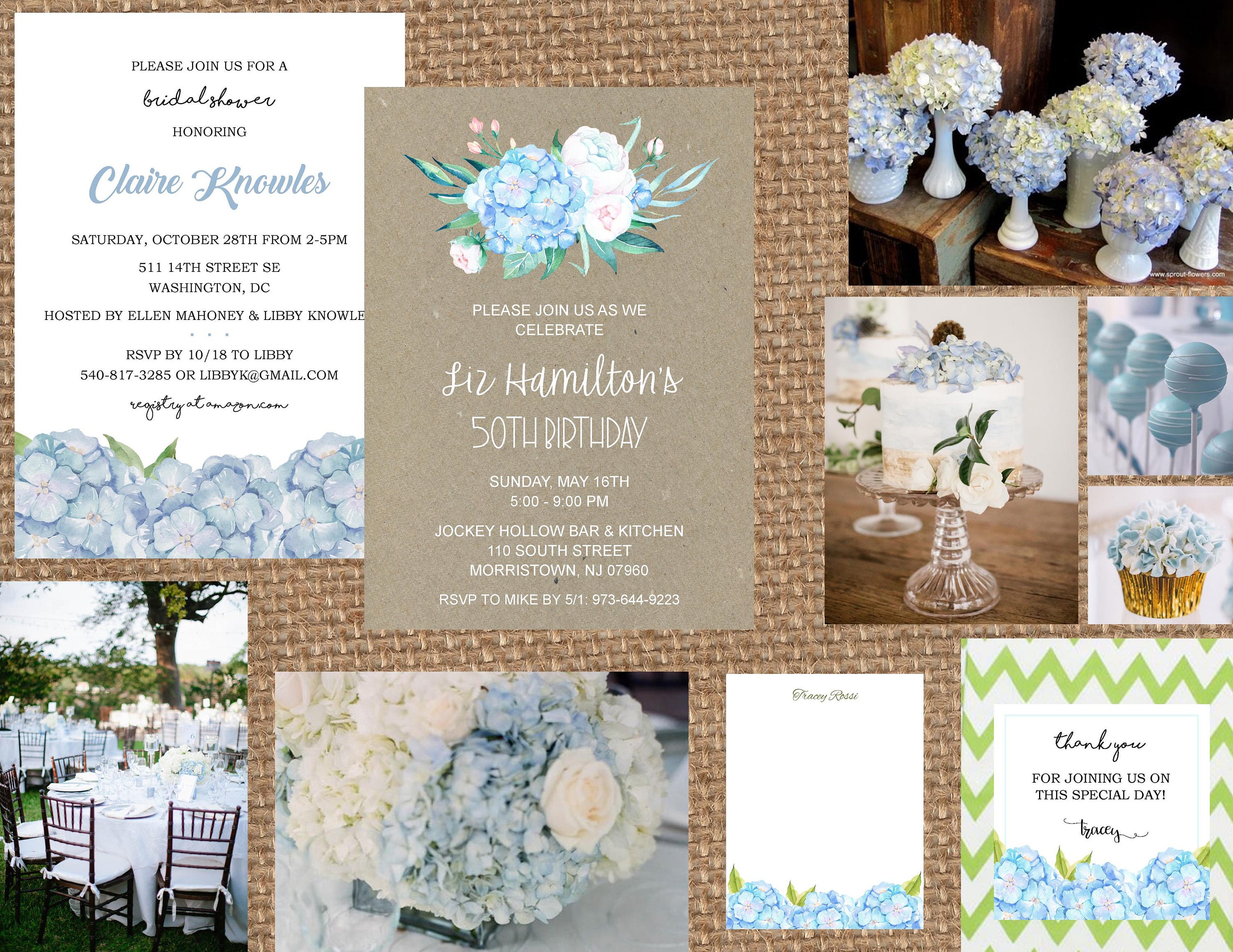 HYDRANGEA + in Full Bloom + Bouquet Bar + Flowers / Birthday +