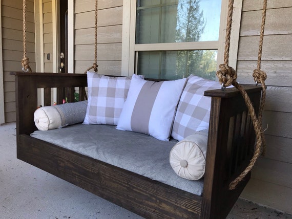 Ridgidbuilt Custom built Mission Style Daybed swing , Questions..? feel free to text or call 256-463-9629