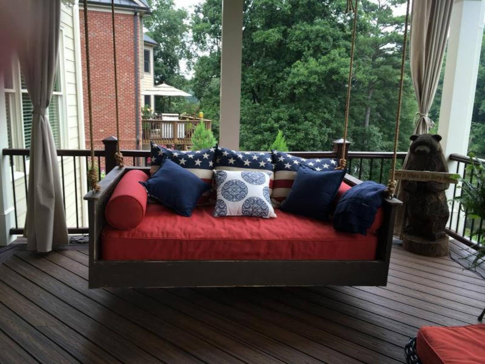 Ridgidbuilt Mission Custom Bed Swing Daybed Swing pin My Etsy