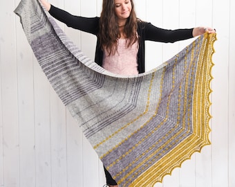 Brume d'Orient | Crochet shawl pattern by Mëlie