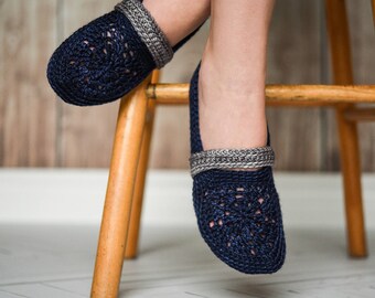 Interstice | Crochet Slippers | PATTERN #34