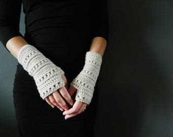 Victoriā | fingerless crochet gloves | PATTERN #51