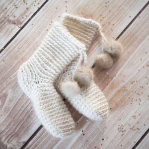 Constance crochet bulky socks for all sizes by Mëlie Collection PATTERN 66 image 4