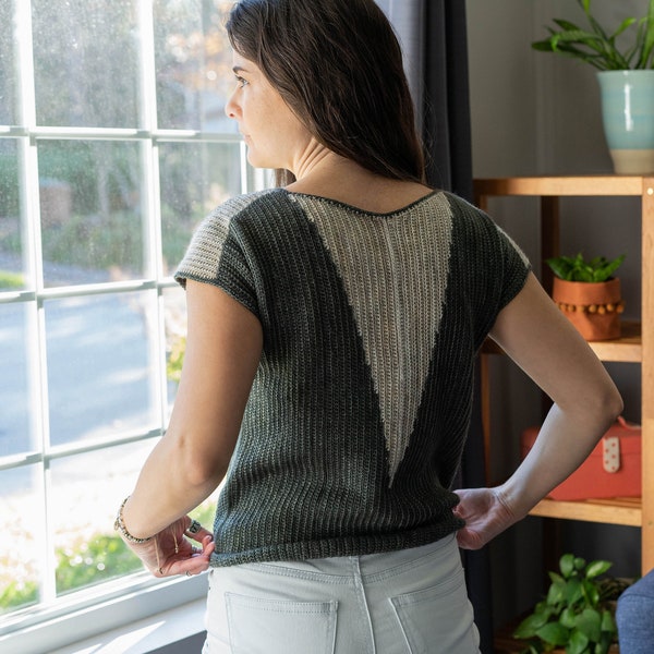 Vertuo | Patron de t-shirt au crochet par Mëlie