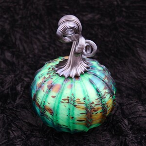 Hand Blown Glass Pumpkin I194