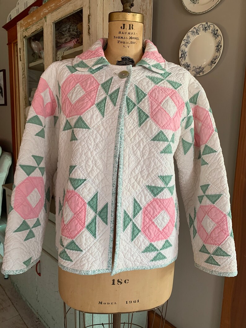 Vintage Repurposed Quilt Coat Etsy