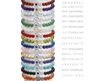 Bracciale Elastico In Pietre Naturali Dei 7 Chakra – Confezione Da 1 Pezzo – Perline 5mm, Regolabile 20-27cm – Regalo Meditazione E Yoga Per Donna